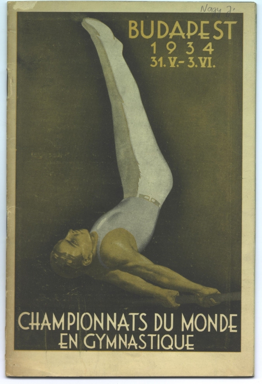 Plakát, Budapesti Tornász Világbajnokság 1934.