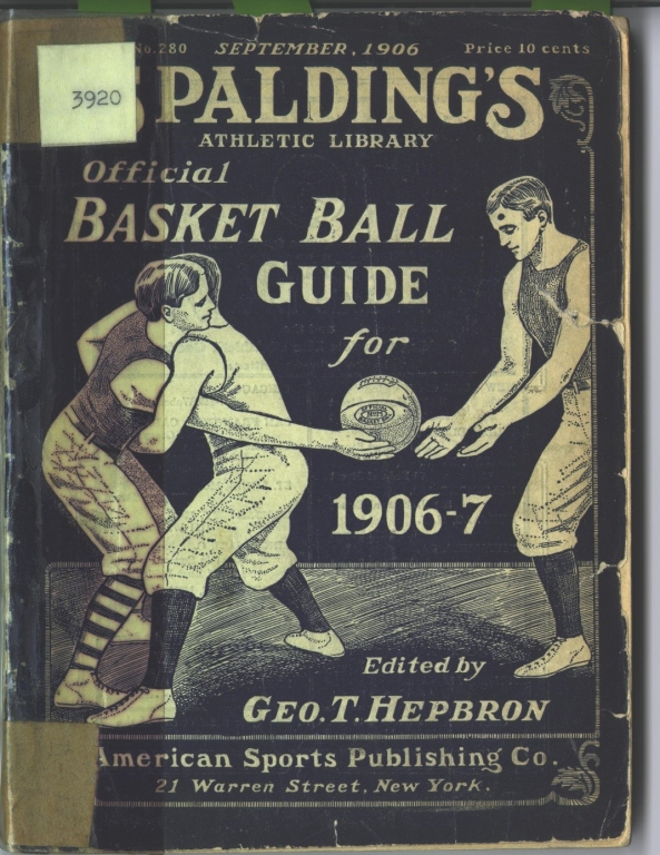 A hivatalos Spaldings kosárlabda útmutató, címlap