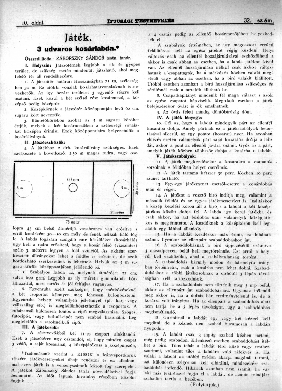 Leányok szabályai, Három udvaros kosárlabda szabályai #2